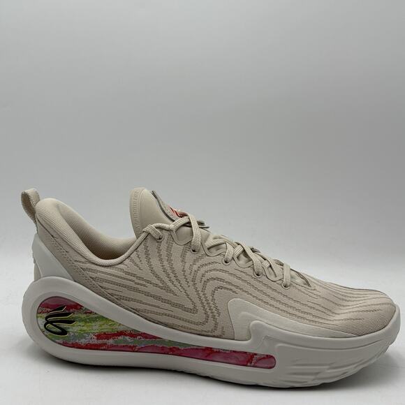 Under Armour Curry Flow 12 Beige 3028498 280 Mens Size 11.5 NEW Basketball Shoes main image 5